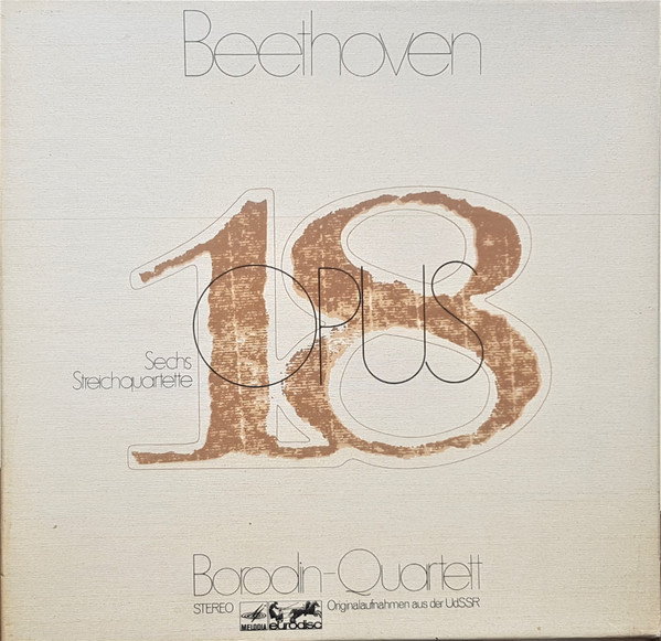 Cover Beethoven*, Borodin-Quartett* - Sechs Streichquartette Opus 18  (3xLP + Box) Schallplatten Ankauf