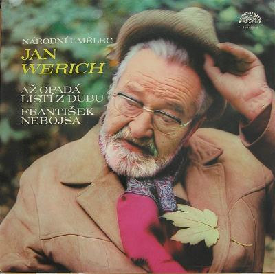 Cover Jan Werich - Až Opadá Listí Z Dubu / František Nebojsa (LP, Mono, RP) Schallplatten Ankauf