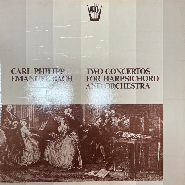 Cover Carl Philipp Emanuel Bach - Two Concertos For Harpsichord And Orchestra  (LP, Album) Schallplatten Ankauf