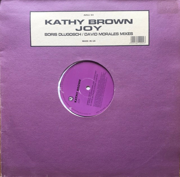 Cover Kathy Brown - Joy (Boris Dlugosch / David Morales Mixes) (12) Schallplatten Ankauf