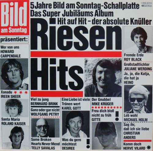 Cover Bild Am Sonntag Präsentiert: Riesen Hits Schallplatten Ankauf