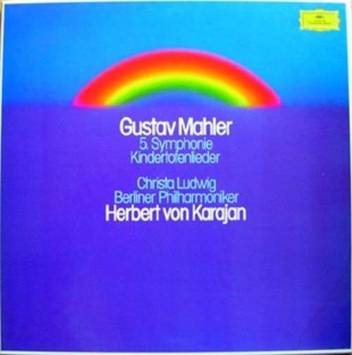 Cover Gustav Mahler, Christa Ludwig, Berliner Philharmoniker · Herbert von Karajan - 5. Symphonie / Kindertotenlieder (2xLP + Box) Schallplatten Ankauf