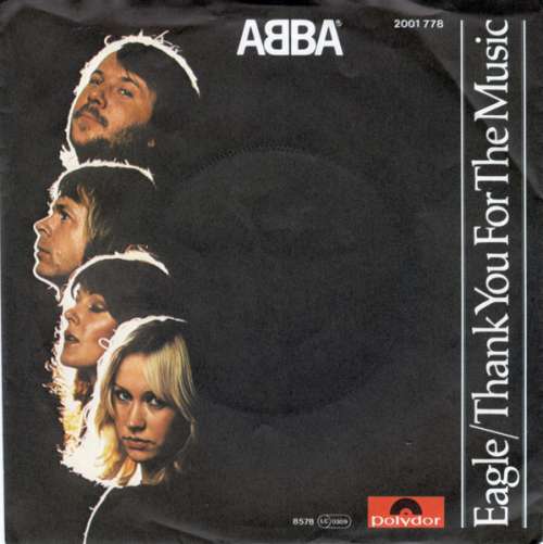 Cover ABBA - Eagle / Thank You For The Music (7, Single, Inj) Schallplatten Ankauf