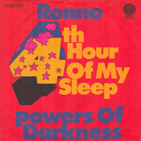 Cover Ronno - 4th Hour Of My Sleep (7, Single) Schallplatten Ankauf
