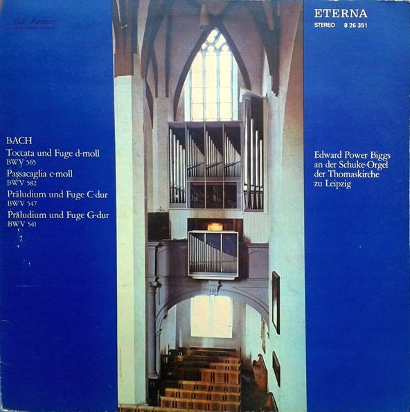Cover Bach*, Edward Power Biggs* - Orgelwerke Mit Edward Power Biggs (LP, RE) Schallplatten Ankauf