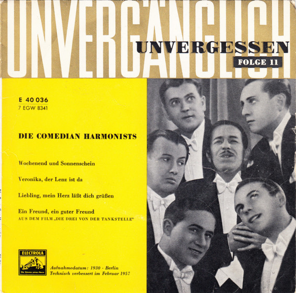 Cover Die Comedian Harmonists* - Die Comedian Harmonists (7, EP) Schallplatten Ankauf