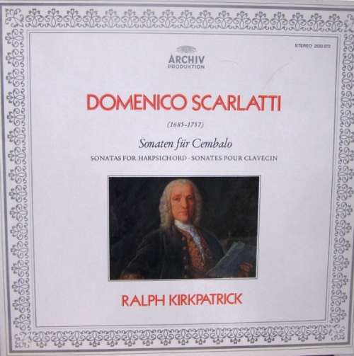 Cover Domenico Scarlatti - Ralph Kirkpatrick - Sonaten Für Cembalo (LP) Schallplatten Ankauf