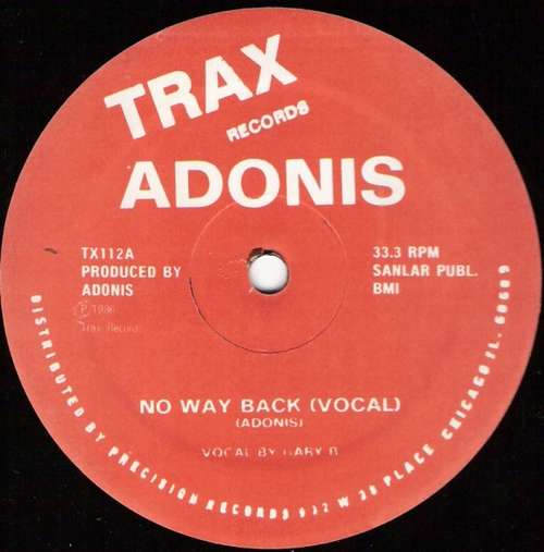 Cover Adonis - No Way Back (12, Red) Schallplatten Ankauf