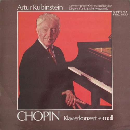 Cover Artur Rubinstein*, New Symphony Orchestra Of London*, Stanislaw Skrowaczewski, Chopin* - Klavierkonzert E-moll (LP, Album) Schallplatten Ankauf