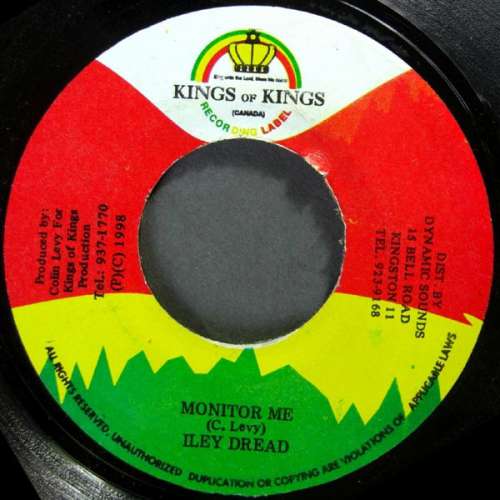 Cover Iley Dread / Sly & Robbie - Monitor Me / Everliving Soul (7) Schallplatten Ankauf