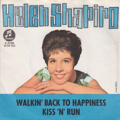 Cover Helen Shapiro - Walkin' Back To Happiness / Kiss 'N' Run (7, Single) Schallplatten Ankauf
