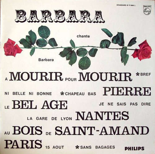 Cover Barbara (5) - Barbara Chante Barbara (LP, Album, Mono) Schallplatten Ankauf