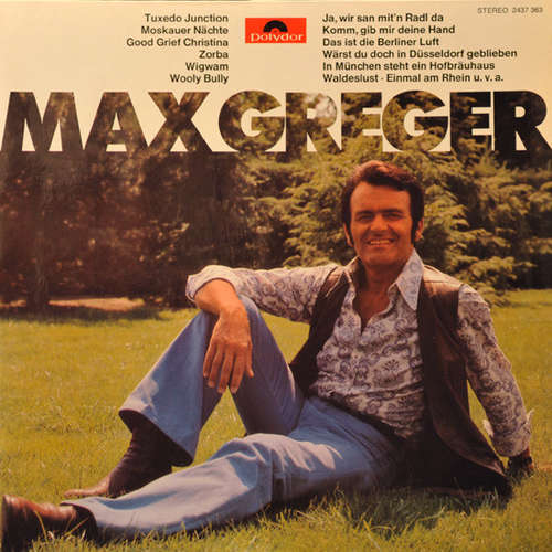 Cover Max Greger - Max Greger (LP, Album) Schallplatten Ankauf