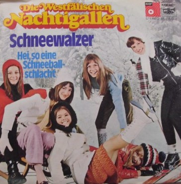 Cover Die Westfälischen Nachtigallen - Schneewalzer (7, Single) Schallplatten Ankauf