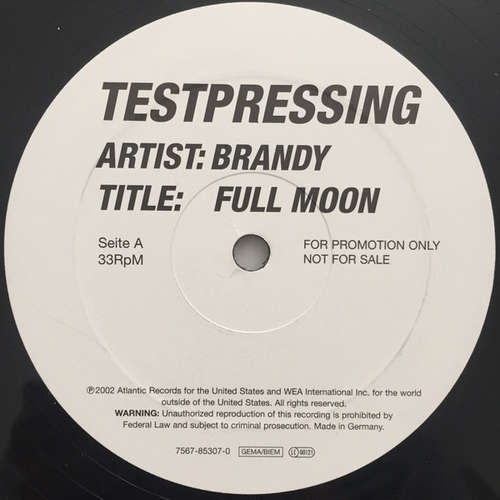 Cover Brandy (2) - Full Moon (2x12, Promo, TP) Schallplatten Ankauf
