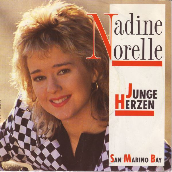 Cover Nadine Norelle* - Junge Herzen (7, Single) Schallplatten Ankauf