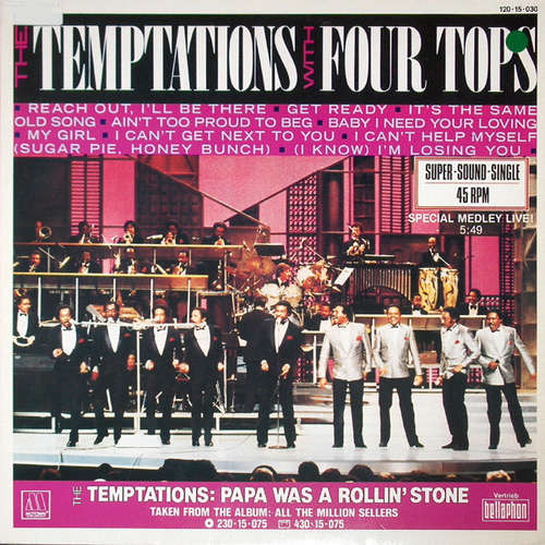 Cover The Temptations With Four Tops - Special Medley Live! (12) Schallplatten Ankauf
