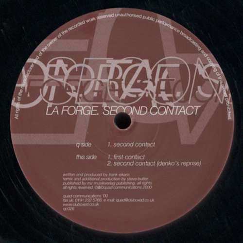 Cover La Forge - Second Contact (12) Schallplatten Ankauf