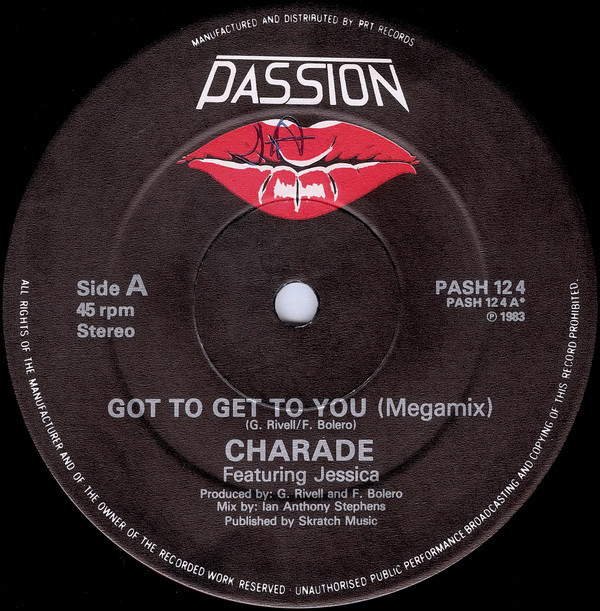 Cover Charade (2) Featuring Jessica (39) - Got To Get To You (Megamix) (12) Schallplatten Ankauf