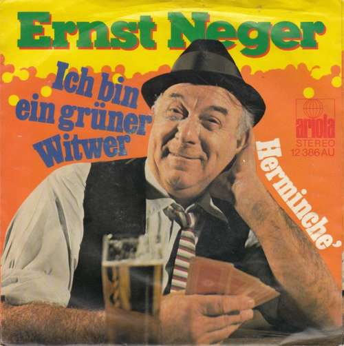 Cover Ernst Neger - Ich Bin Ein Grüner Witwer (7, Single) Schallplatten Ankauf
