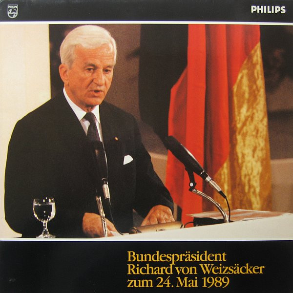 Cover Richard Von Weizsäcker (2) - Bundespräsident Richard Von Weizsäcker Zum 24. Mai 1989 (LP) Schallplatten Ankauf