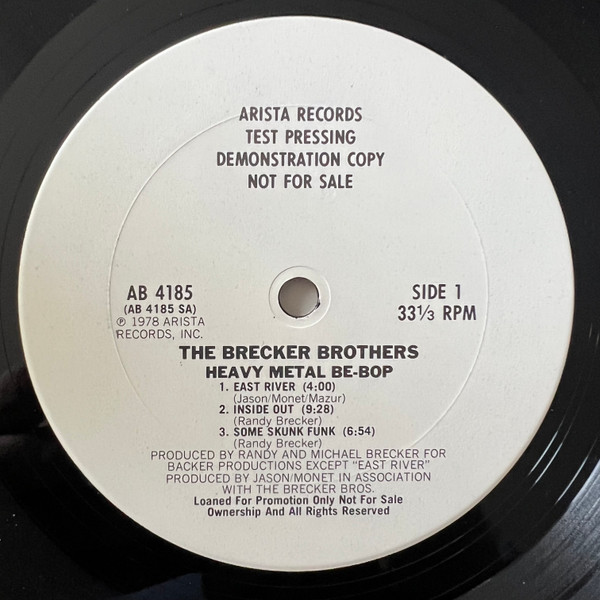 Cover The Brecker Brothers - Heavy Metal Be-Bop (LP, Album, Promo, Pit) Schallplatten Ankauf