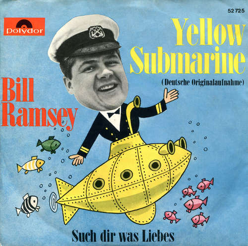 Cover Bill Ramsey - Yellow Submarine (7, Single) Schallplatten Ankauf