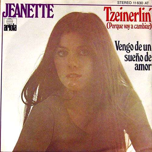 Cover Jeanette (6) - Tzeinerlin' (Porque Voy A Cambiar)  (7, Single) Schallplatten Ankauf