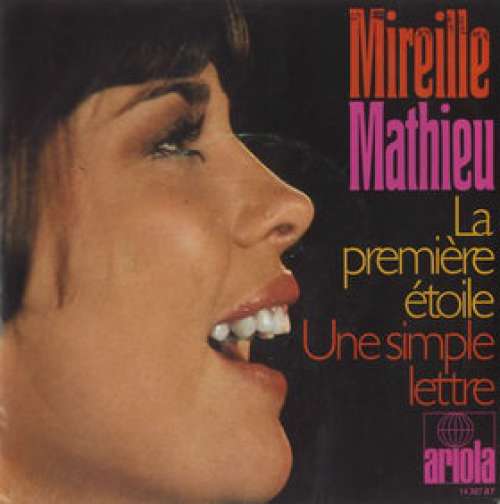 Cover Mireille Mathieu - La Première Étoile / Une Simple Lettre (7, Single) Schallplatten Ankauf