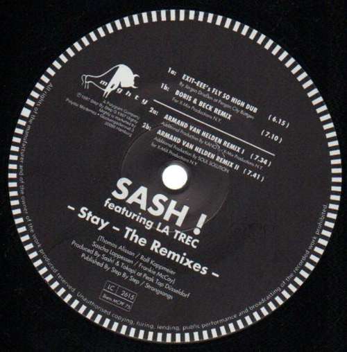 Cover Sash !* Featuring La Trec - Stay - The Remixes (12) Schallplatten Ankauf