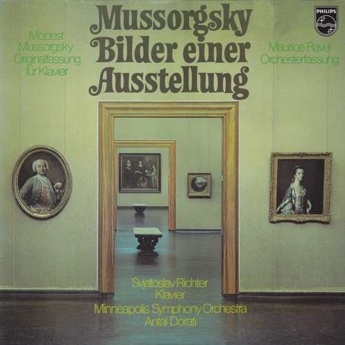 Cover zu Mussorgsky*, Svjatoslav Richter*, Minneapolis Symphony Orchestra, Antal Dorati - Bilder Einer Ausstellung (LP) Schallplatten Ankauf
