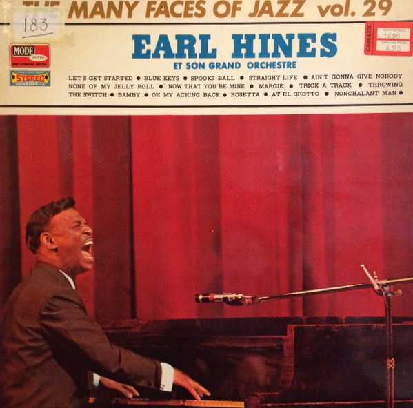 Cover Earl Hines Et Son Grand Orchestre* - The Many Faces Of Jazz Vol.29 (LP, Comp) Schallplatten Ankauf