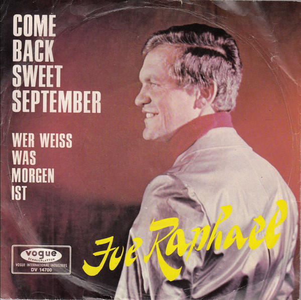 Cover Joe Raphael - Come Back Sweet September (7, Single) Schallplatten Ankauf