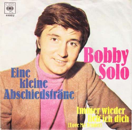 Cover Bobby Solo - Eine Kleine Abschiedsträne (7, Single) Schallplatten Ankauf