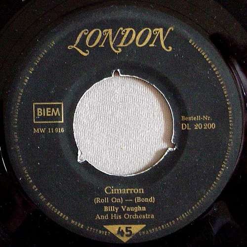 Cover Billy Vaughn - Cimarron (Roll On) (7) Schallplatten Ankauf
