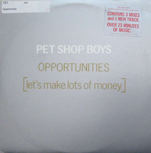 Cover Pet Shop Boys - Opportunities (Let's Make Lots Of Money) (12, Single) Schallplatten Ankauf