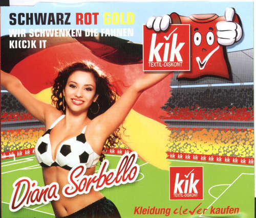 Cover Diana Sorbello - Schwarz Rot Gold (CD, Single) Schallplatten Ankauf