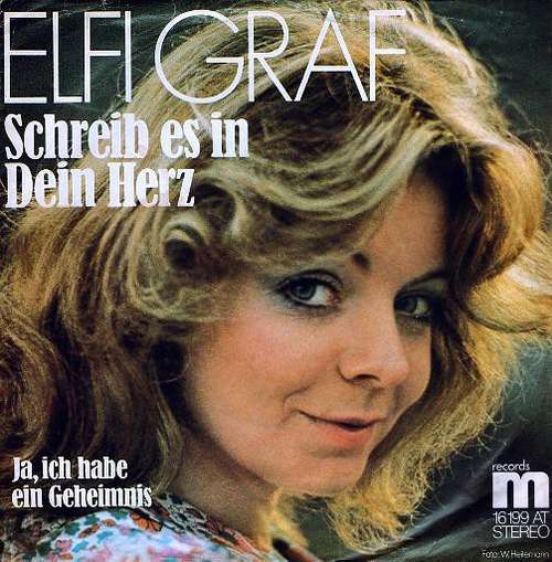 Cover Elfi Graf - Schreib Es In Dein Herz (7, Single) Schallplatten Ankauf