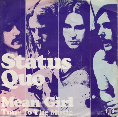 Cover Status Quo - Mean Girl (7, Single) Schallplatten Ankauf