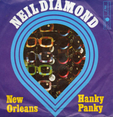Cover Neil Diamond - New Orleans / Hanky Panky (7, Single) Schallplatten Ankauf