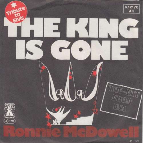 Cover Ronnie McDowell - The King Is Gone (7, Single) Schallplatten Ankauf