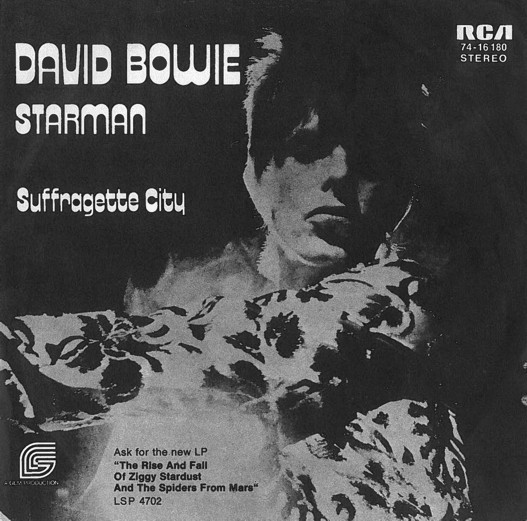 Cover David Bowie - Starman (7, Single) Schallplatten Ankauf