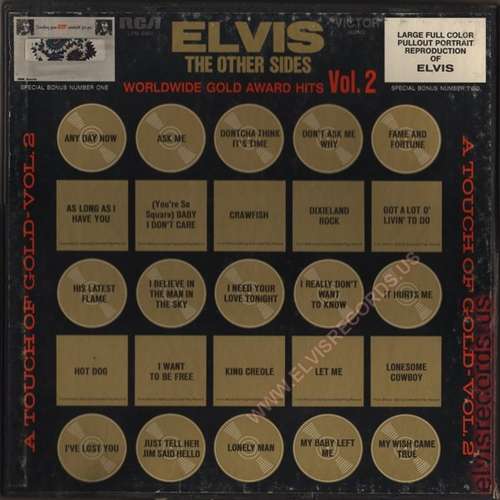 Cover Elvis Presley - The Other Sides - Worldwide Gold Award Hits - Vol. 2 (4xLP, Comp, Mono, Dyn + Box) Schallplatten Ankauf