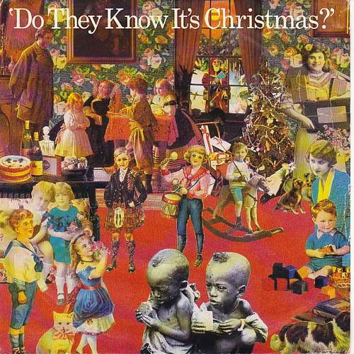 Cover Band Aid - Do They Know It's Christmas? (7, Single, Sil) Schallplatten Ankauf