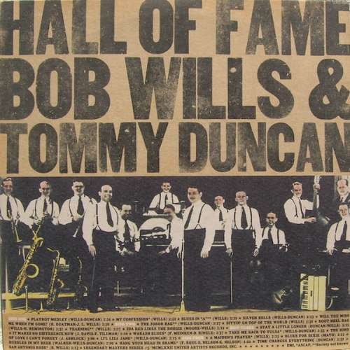 Cover Bob Wills & Tommy Duncan - Hall Of Fame  (2xLP, Comp, Gat) Schallplatten Ankauf