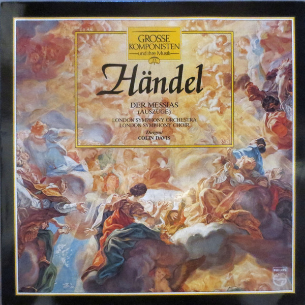 Cover Händel* / The London Symphony Orchestra / Sir Colin Davis - Der Messias (Auszüge) (LP) Schallplatten Ankauf