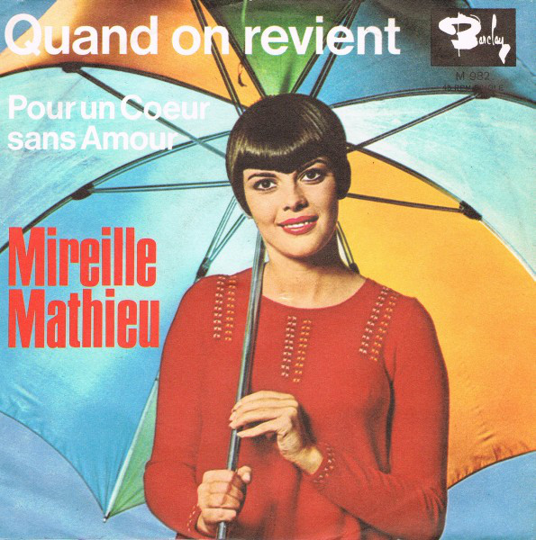 Cover Mireille Mathieu - Quand On Revient (7, Single) Schallplatten Ankauf