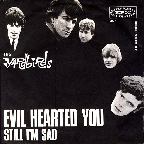 Cover The Yardbirds - Evil Hearted You (7, Single, Mono) Schallplatten Ankauf