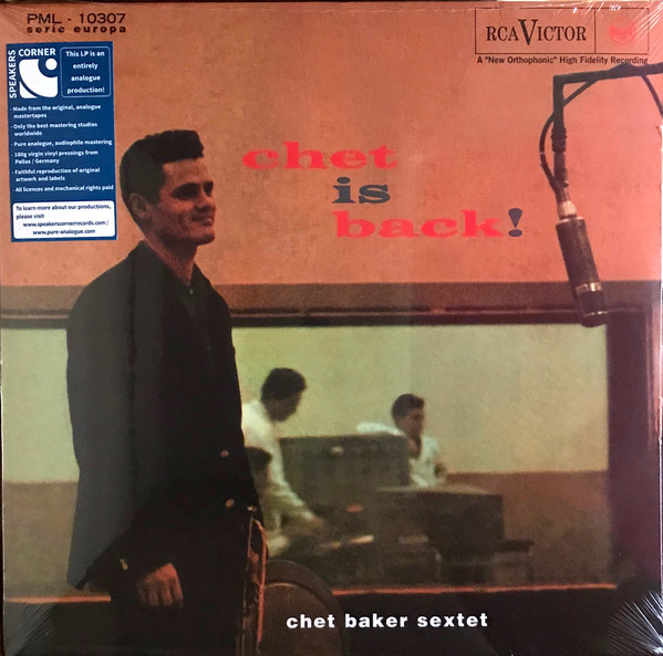 Cover Chet Baker Sextet - Chet Is Back! (LP, Album, Mono, RE, 180) Schallplatten Ankauf