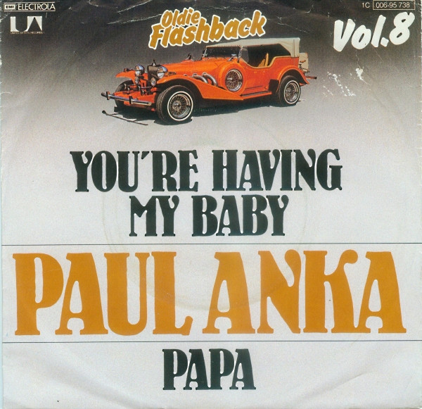 Cover Paul Anka - You're Having My Baby / Papa (7, Single) Schallplatten Ankauf